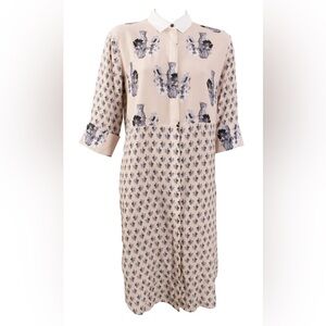 St.studio lolie print shirt dress